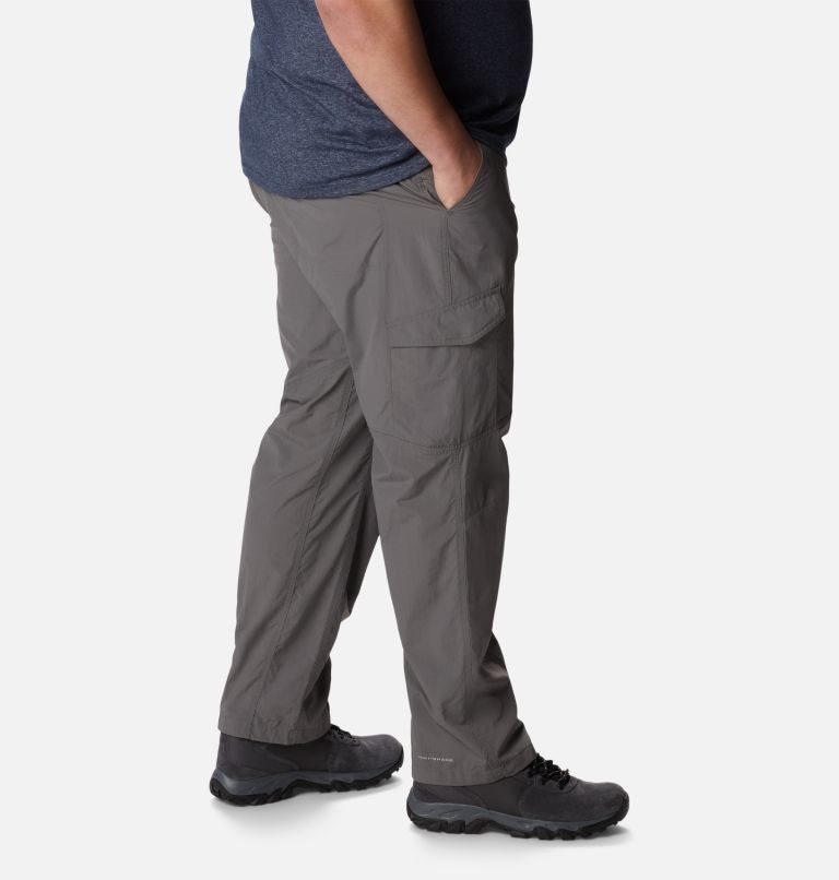 Men's Columbia Silver Ridge Cargo Pants Dark Grey | Plus Size CA-EA14C